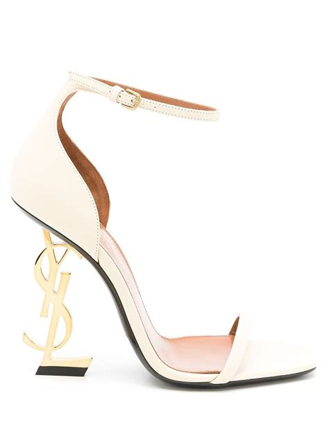 ysl opyum heels white|ysl heels for sale.